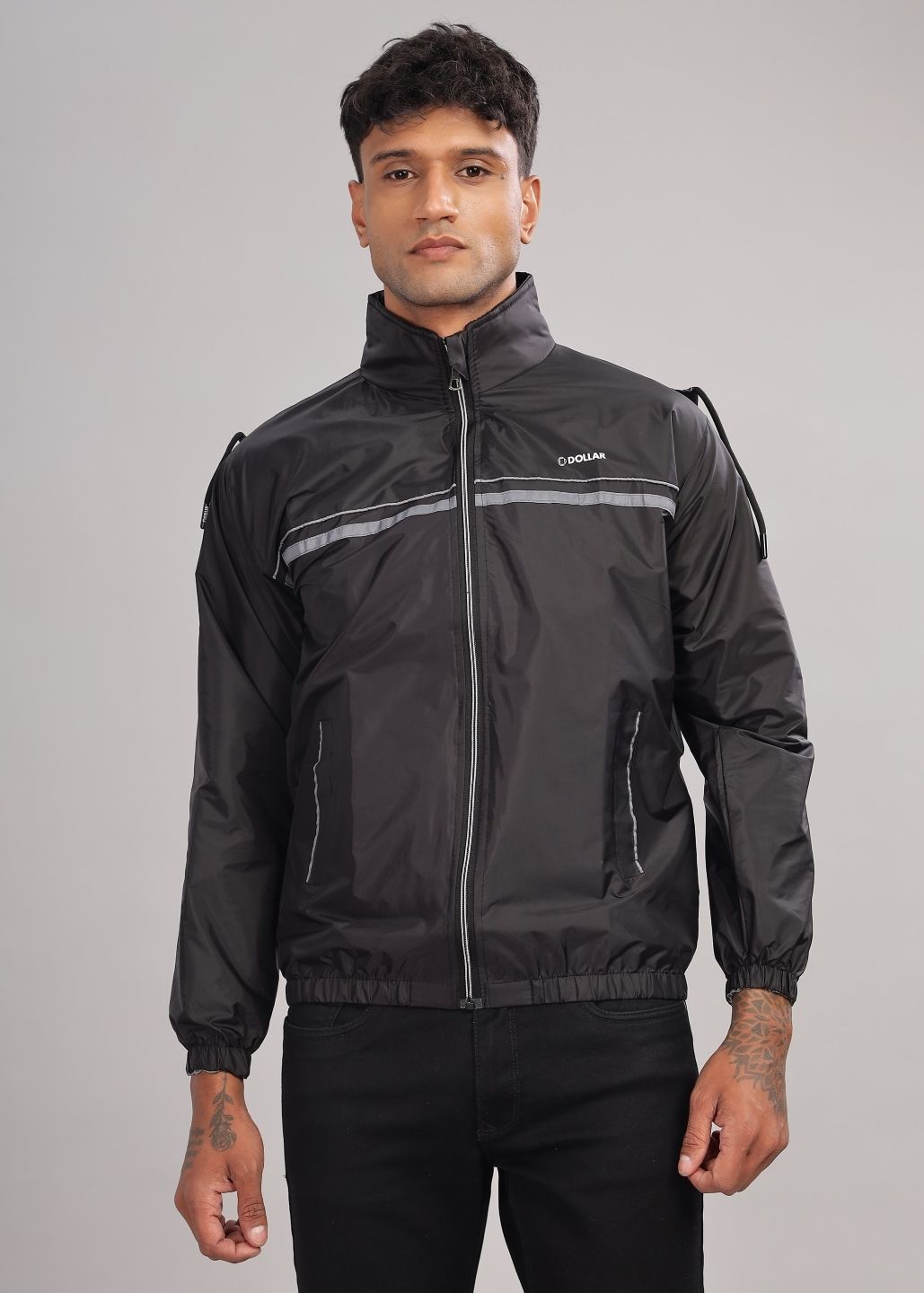 Dollar Solid Men Wind Cheater-picture-42