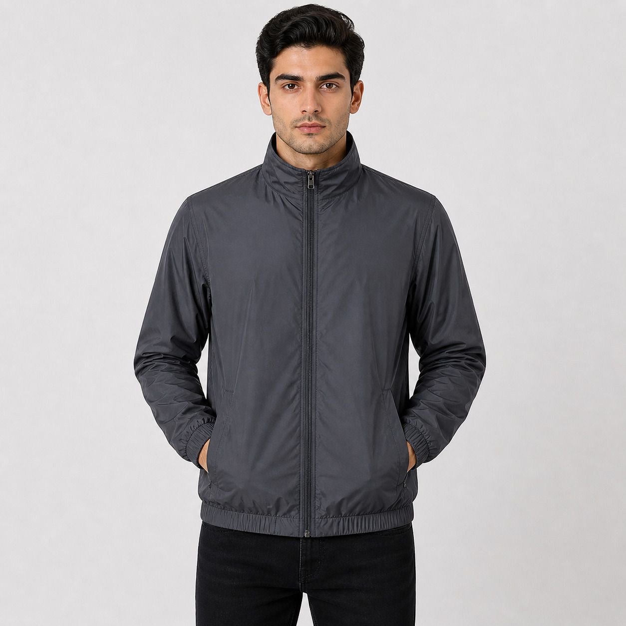 SNF Trendy Solid Men Wind Cheater-picture-15