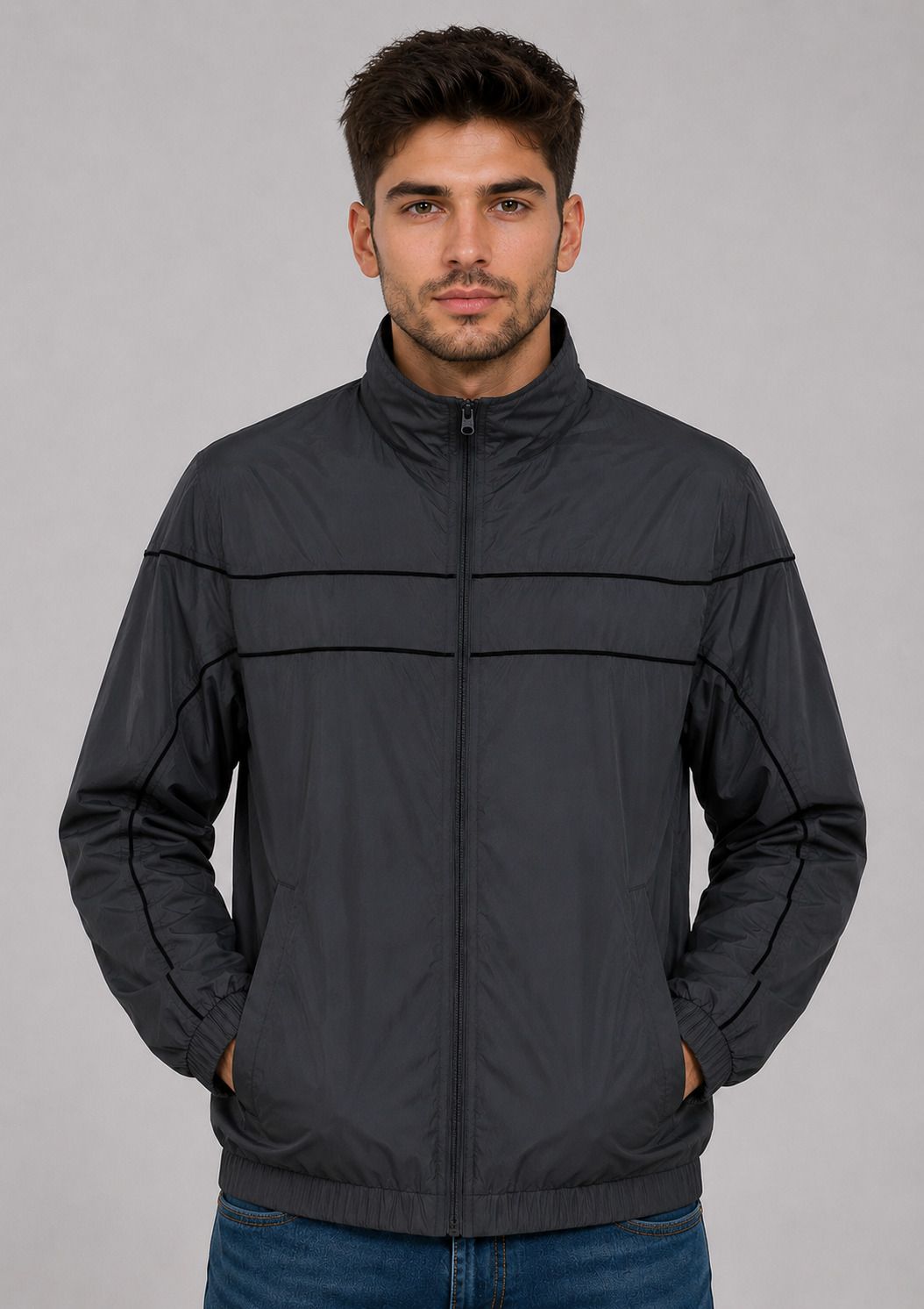 SNF Men Lifestyle Solid Men Wind Cheater-picture-18