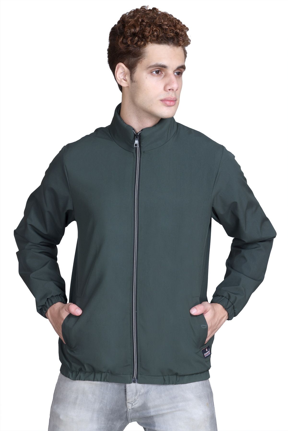 SANHOK Waterproof Polyester Windcheater Sports Gym Running Travel Sunscreen Jacket Solid Men Wind Cheater-picture-44