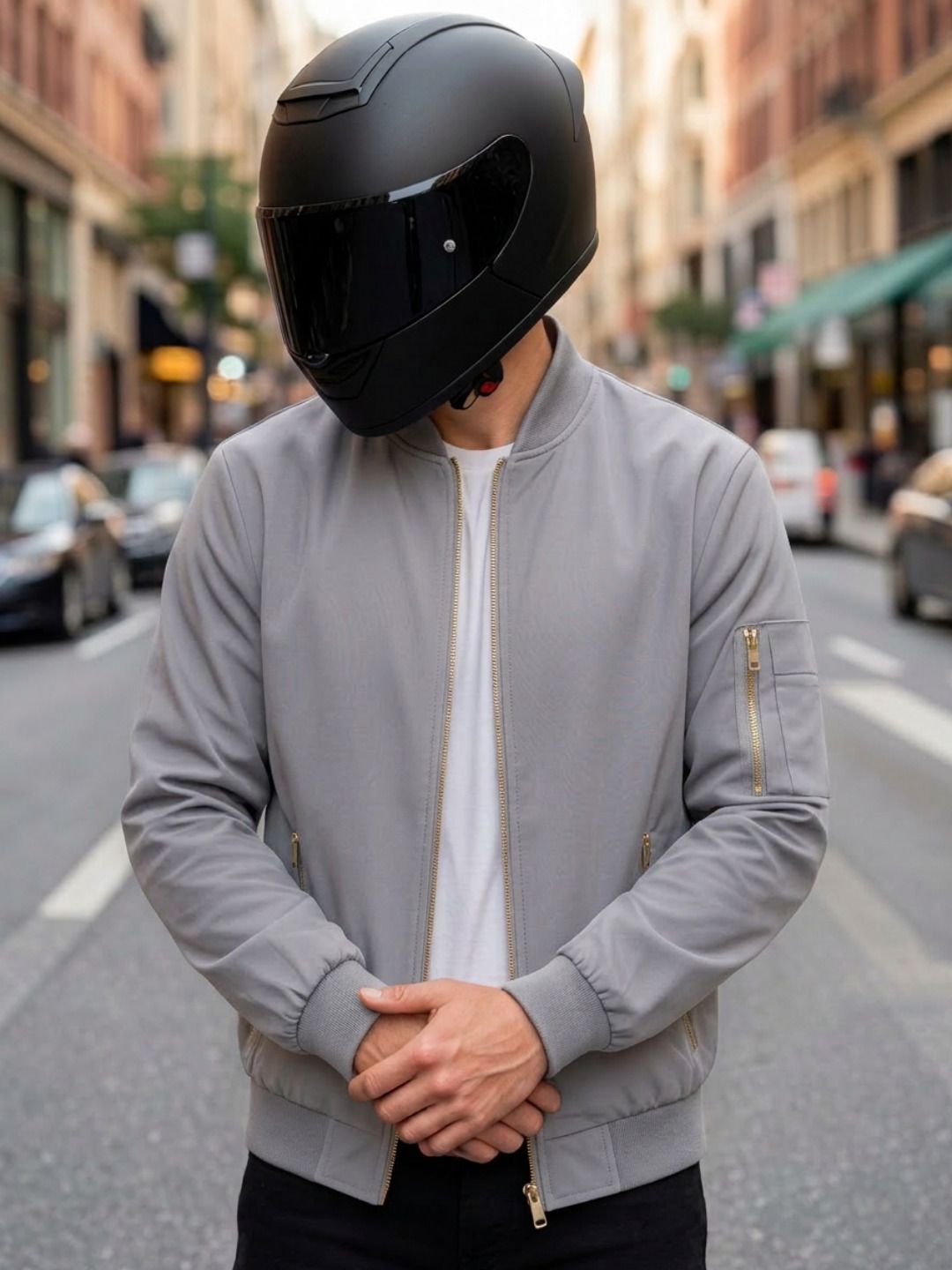 Mia Fashion UPF 50+ UV Protection Biker Jacket for Men Sun Rays Shield Solid Men Wind Cheater-picture-31