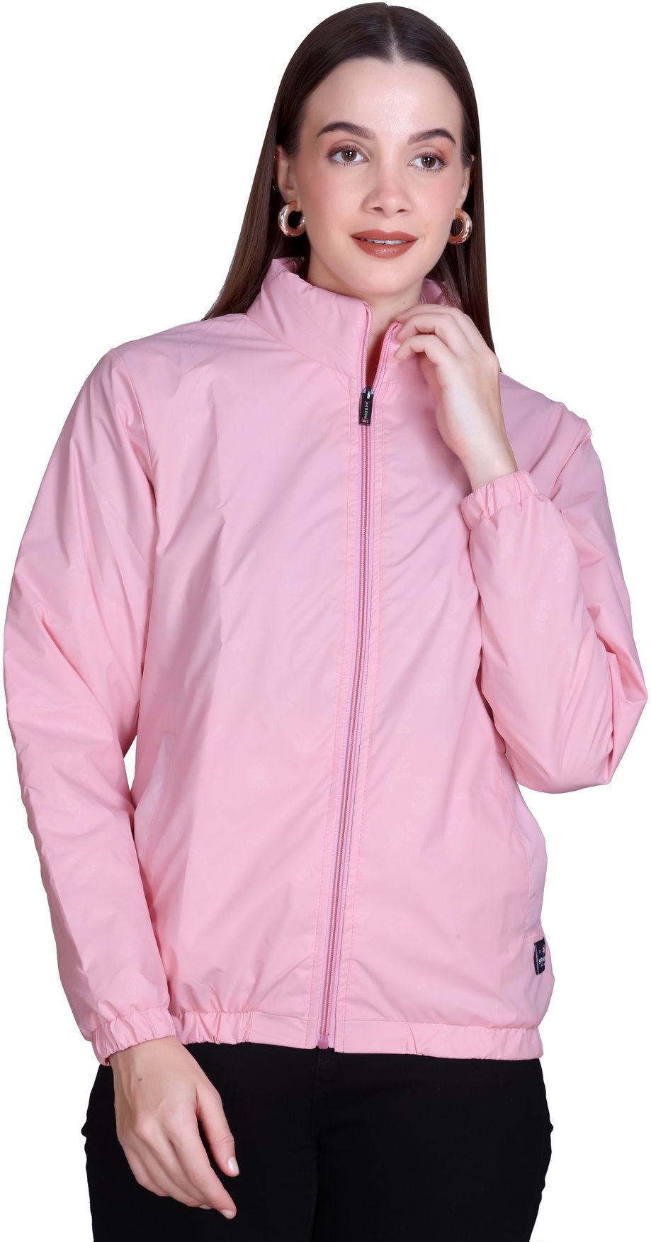 SANHOK Waterproof Polyester Windcheater Sports Gym Running Travel Sunscreen Jacket Solid Women Wind Cheater-picture-45
