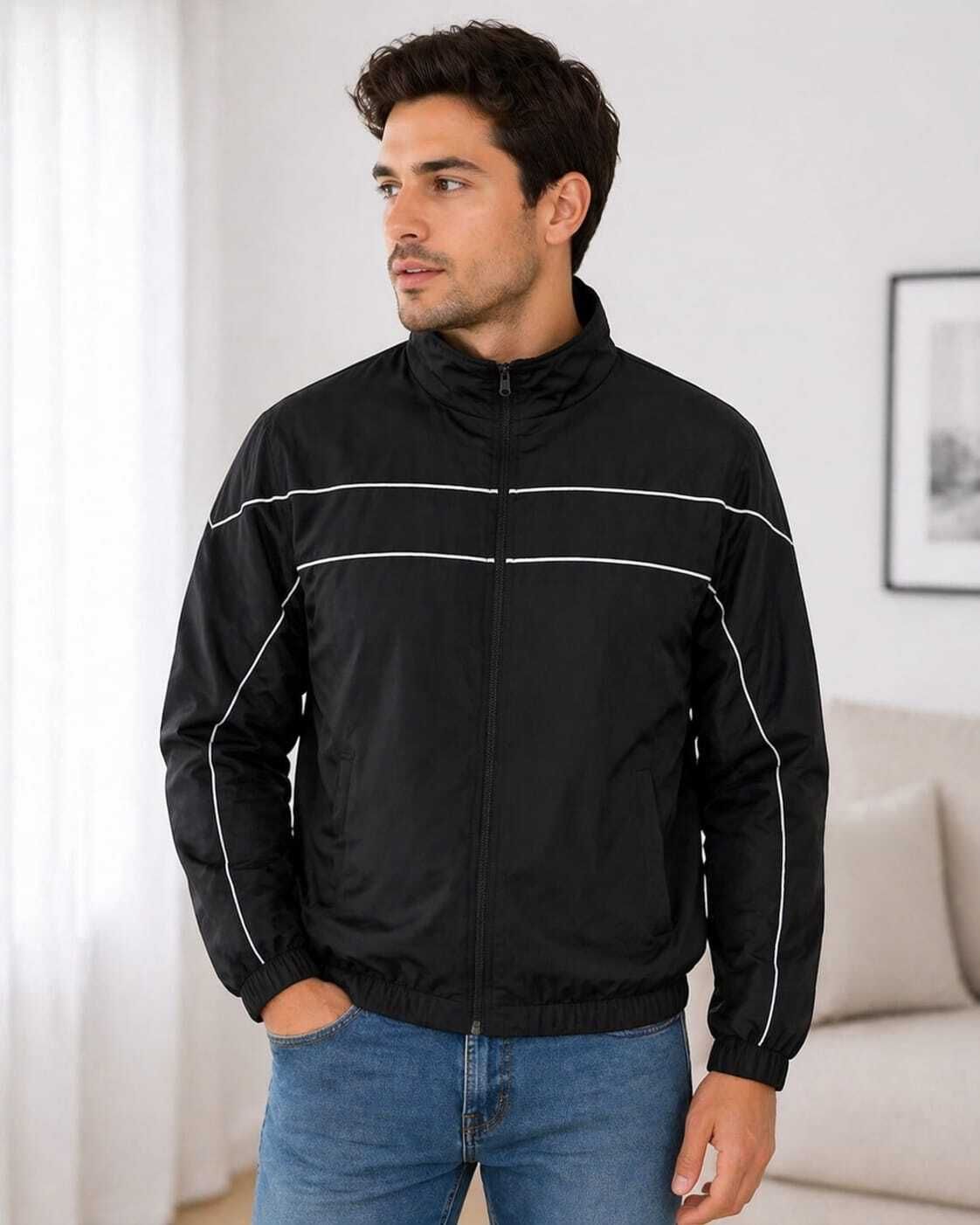 SNF Men Lifestyle Solid Men Wind Cheater-image-10