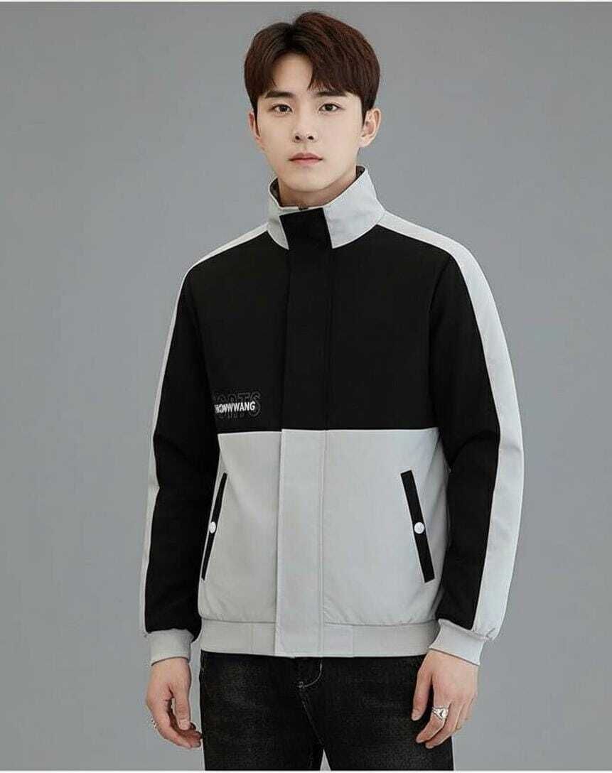 HEATGO MENS FULL SELEEV STYLISH JACKET Printed Men Wind Cheater