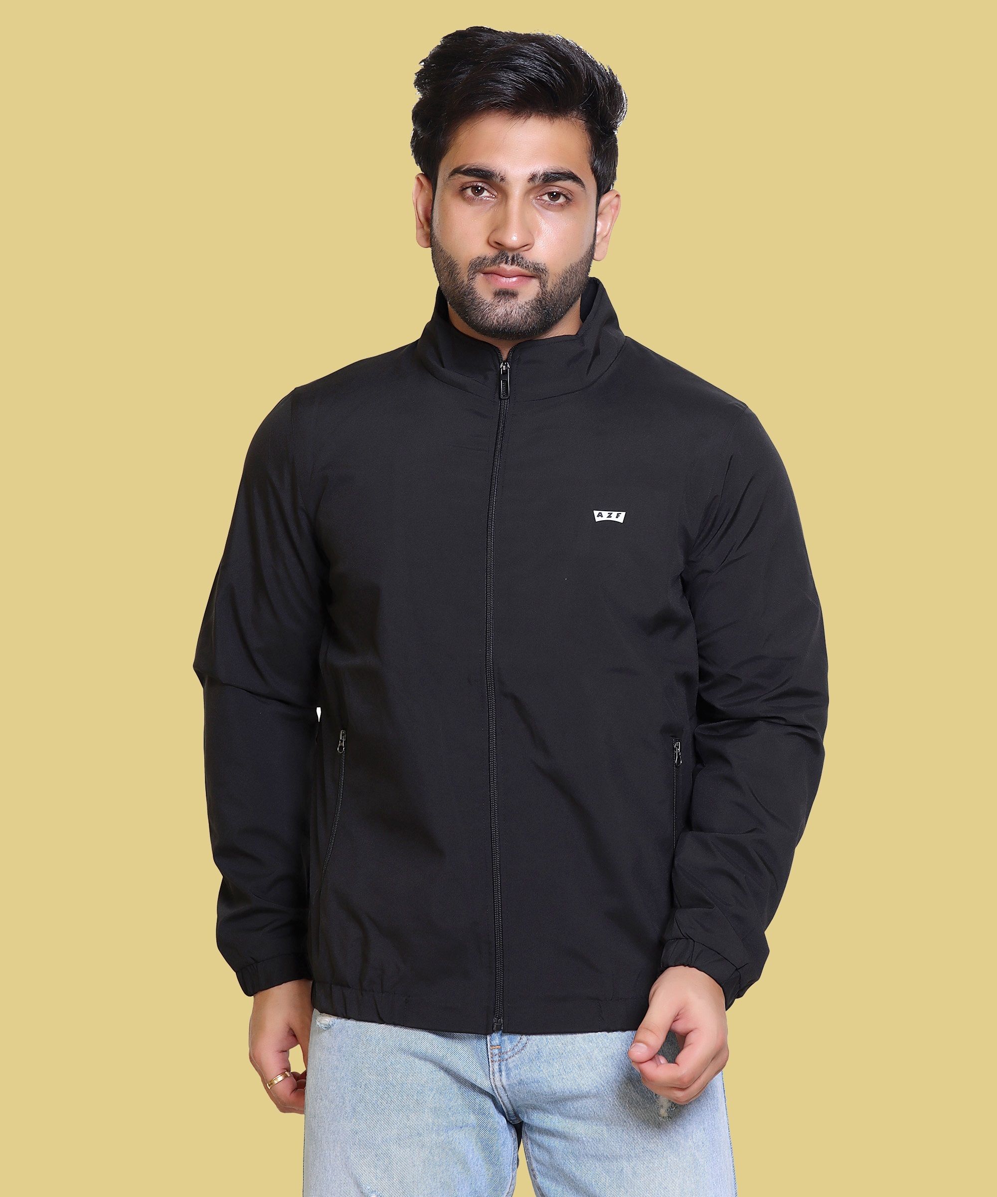HouseOfCommon Men's Solid Windcheater Solid Men Wind Cheater-picture-15