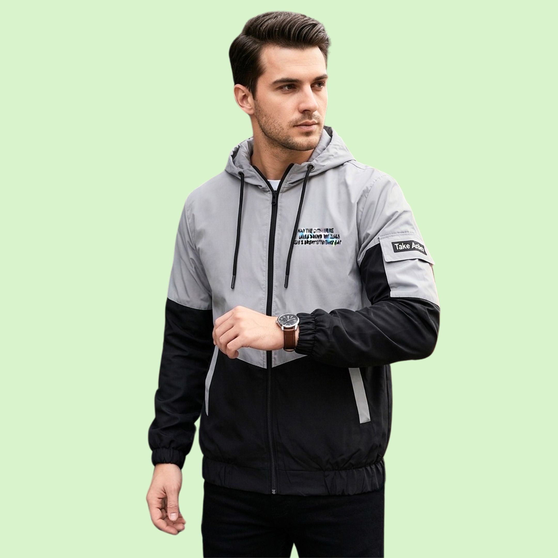 ARHAM TAG HA-110 Solid Men Wind Cheater-picture-21