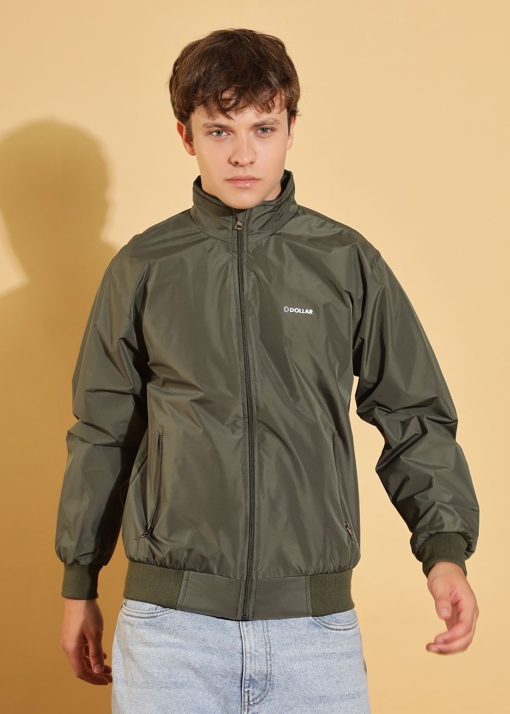 Dollar Solid Men Wind Cheater-picture-28