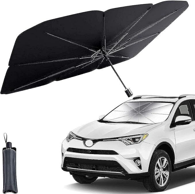 Car Sun Shade Windshield Cover Umbrella Front Window Heat Protection Full Cover Umbrella