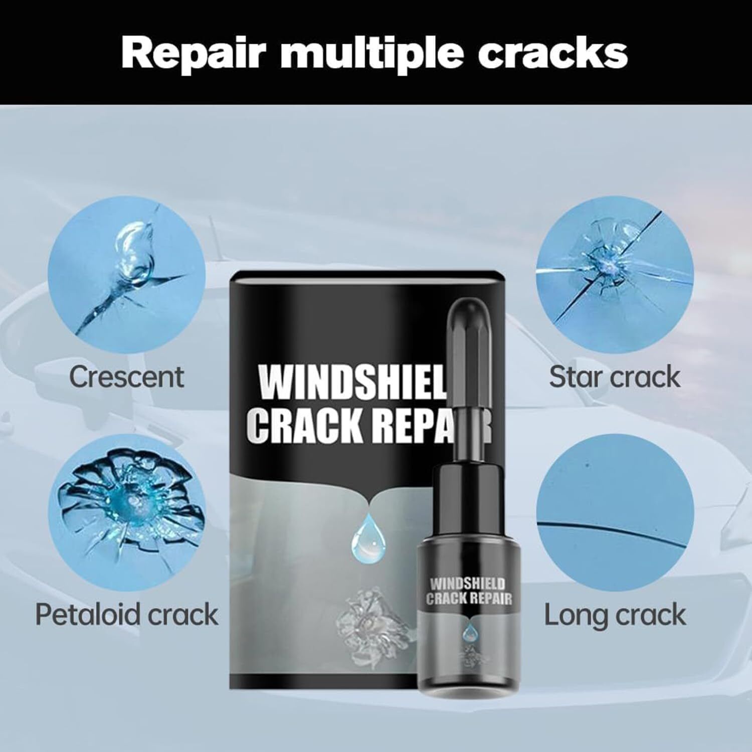 starshaped Cracks'Gone Glass Repair Kit Windshield Repair Kit-picture-25