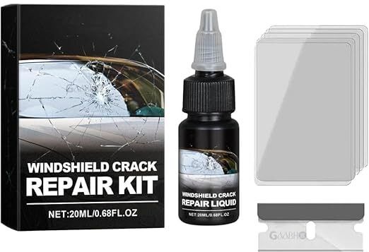 elite_Car Glass Crack Repair Liquid, Windscreen Glass Crack Repairing Kit Windshield Repair Kit