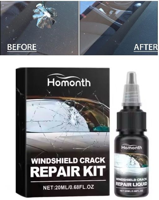 Car Windshield Crack Scratch Resin Repair Tool, Windshield Repair Kit