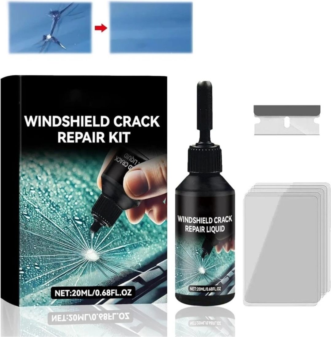 Windshield Crack Repair Kit – Quick Fix Glass Repair Liquid for Chips & Cracks Windshield Repair Kit-image-17