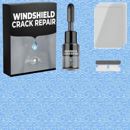 auto glass crack fix kit windshield repair kit