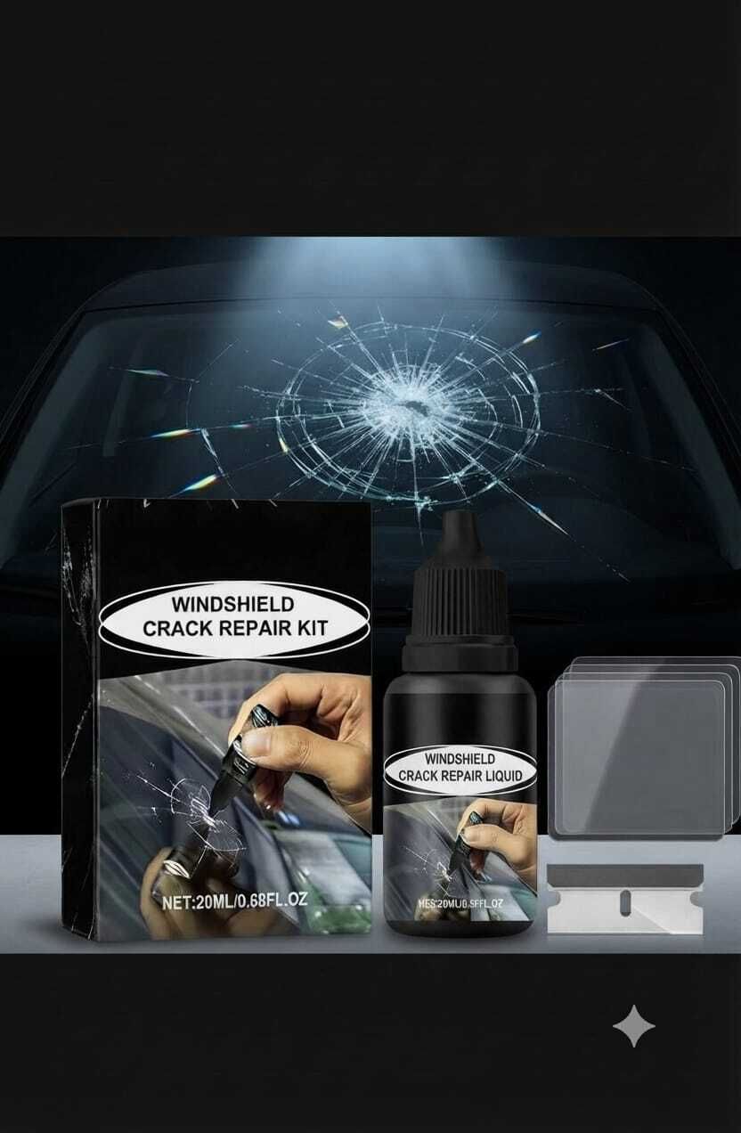 vt enterprise Auto Glass Crack Shield Solution Windshield Repair Kit-picture-15