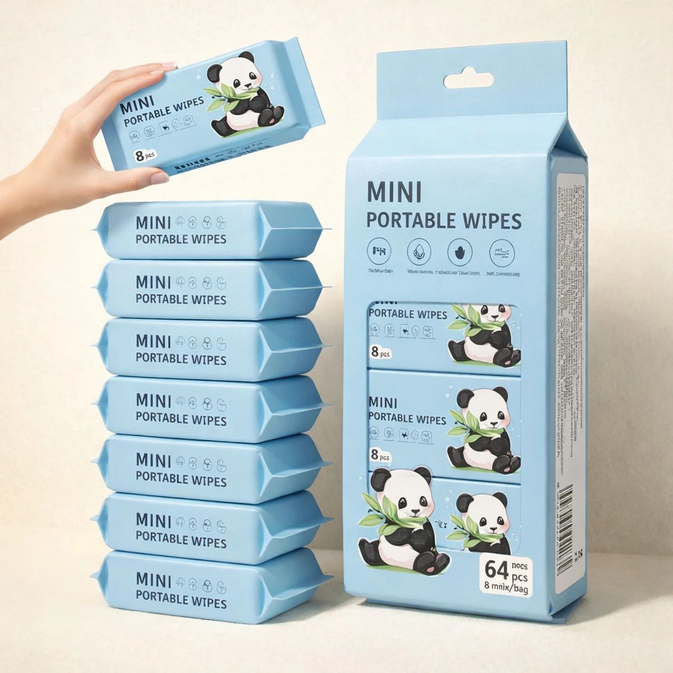 collabstore Mini Portable Wet Wipe For Baby (64 Pcs) Wipe Warmer-picture-27