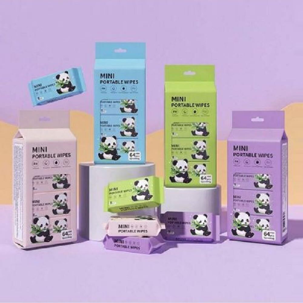 Super Mini Wet Wipes for Kids & Baby (64 Wipes × 8 Packs) | Wipe Warmer-image-43