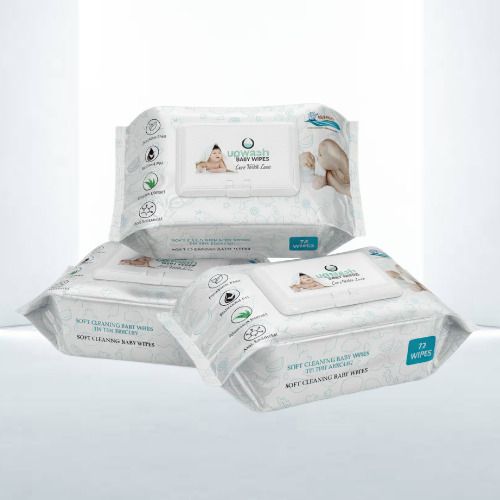 Baby Wipes with Aloe#Vera Pack Of 3 (72 Wipes) Wipe Warmer