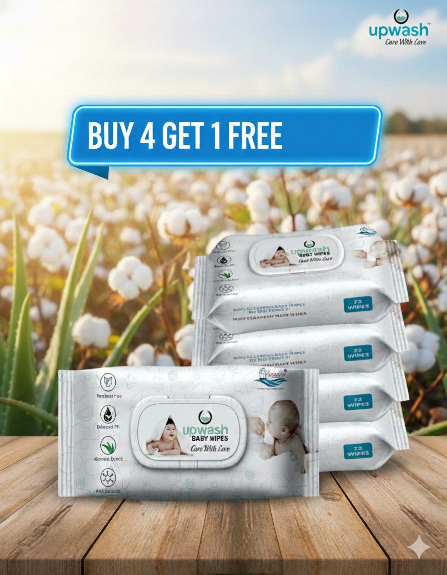 BEST Baby Wipes with AloeVera Pack Of 5 (72*5 Wipes); Wipe Warmer