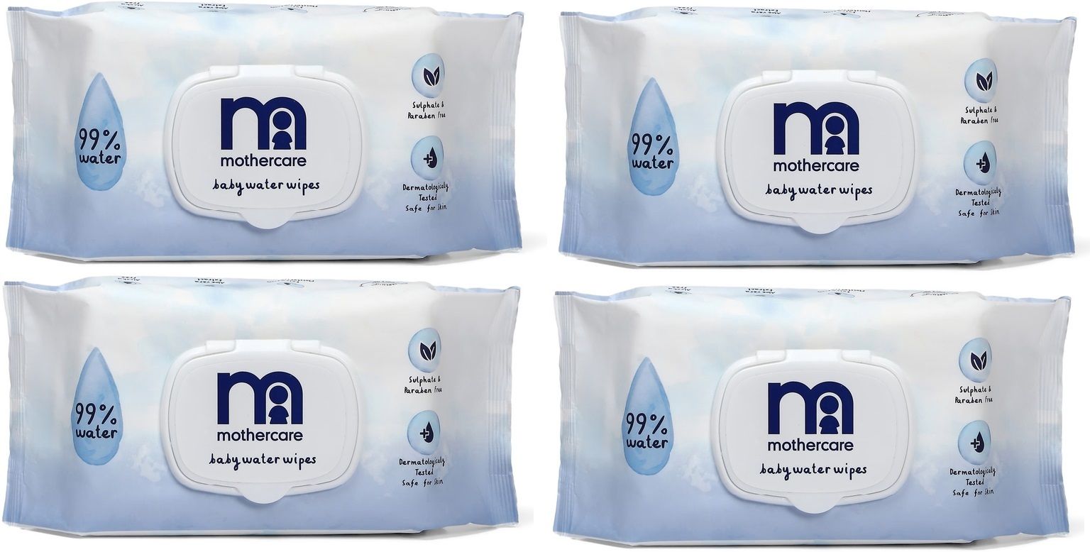 mothercare 99% Pure Water Baby Wipes with Lid – Fragrance & Free Tested Wet Wipes 80s-picture-23