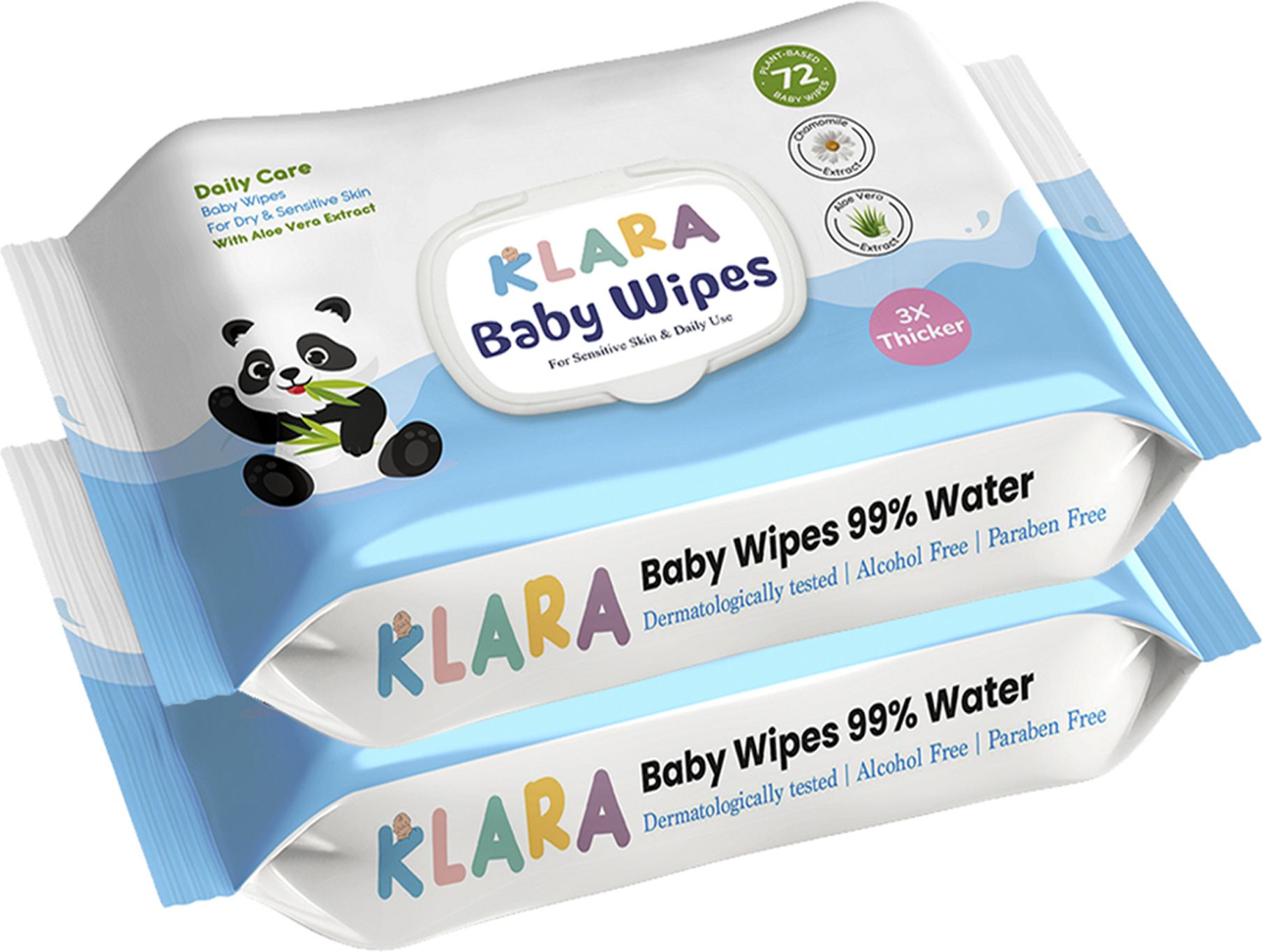 99% Pure Water Baby Wipes with Aloe Vera | Rash-Free & Paraben-Free | Pack of 2-image-49