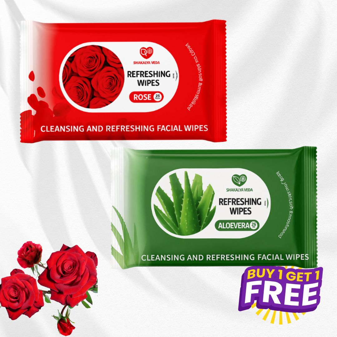 shakalyaveda Refreshing Skin Care Face Wipes Combo-picture-14
