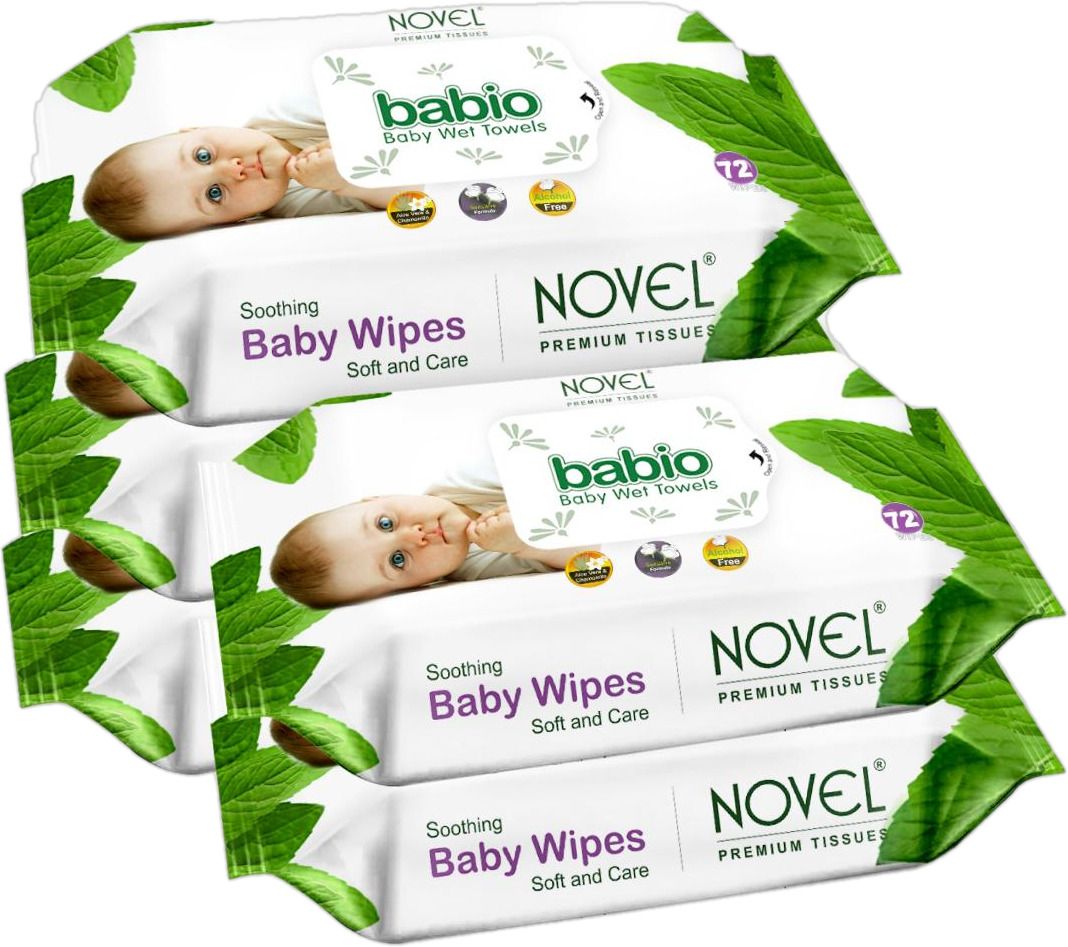 novel Baby Wipes 72 Sheets/Pack/4-picture-9