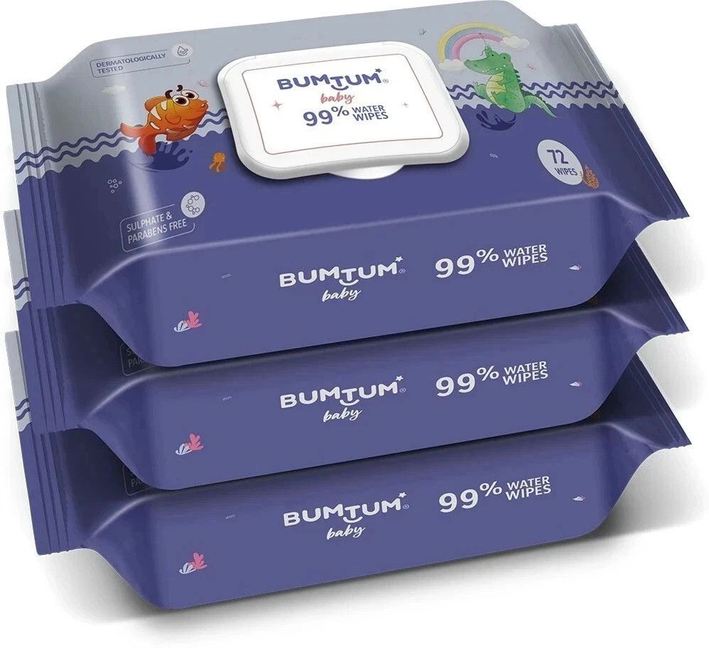 Baby 99% Water Wet Wipes Pack of 3-image-12