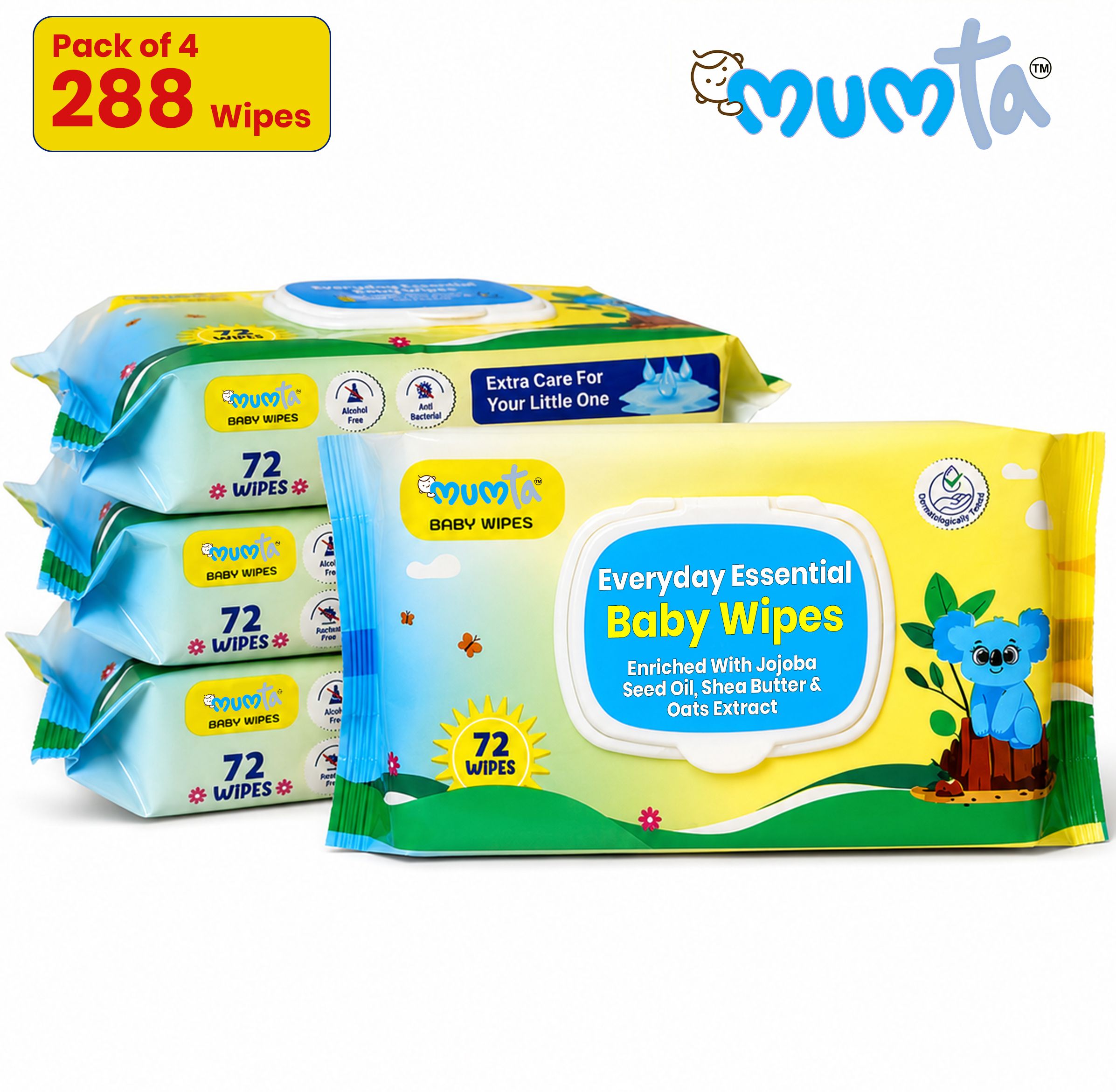 mumta Baby Wipes | Soft & Thick Baby Wet Wipes for Baby Daily Care - Pack of 3-picture-41