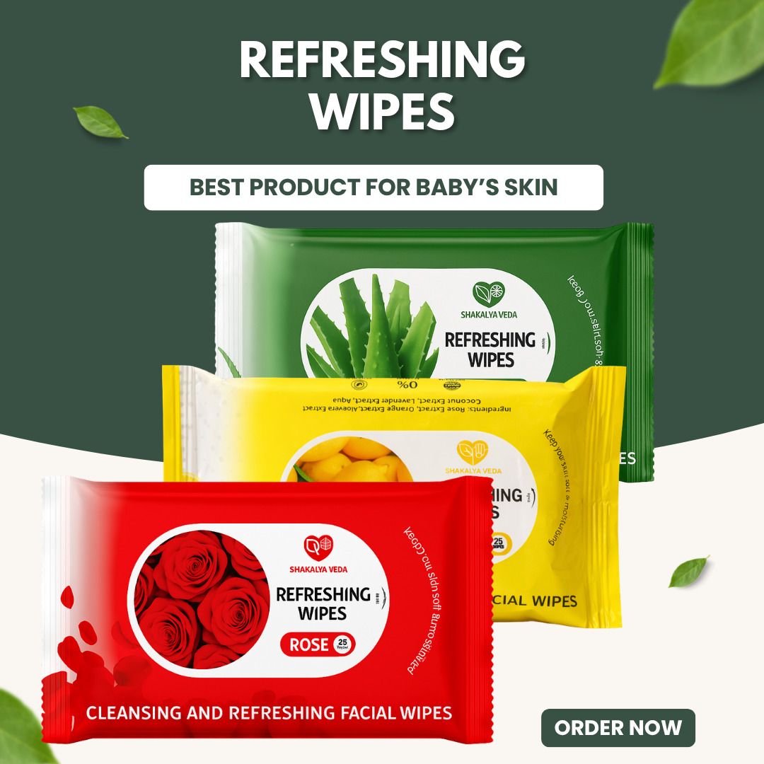 Rose Aloe Vera Lemon Wet Wipes | Refreshing Face Tissue for Men & Women-image-45