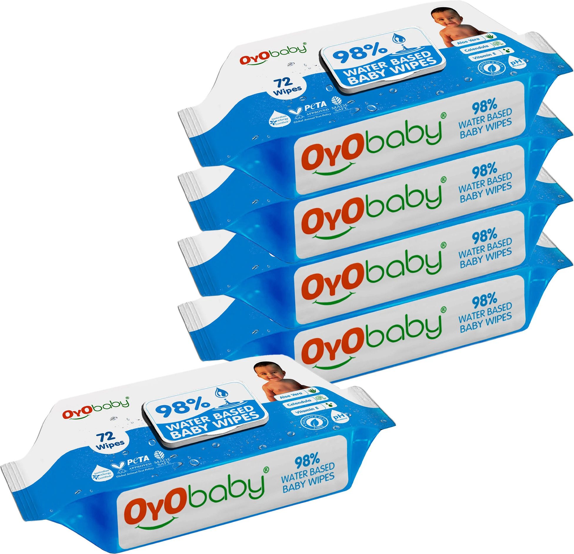 98%Water based Wipes - For Baby-image-34