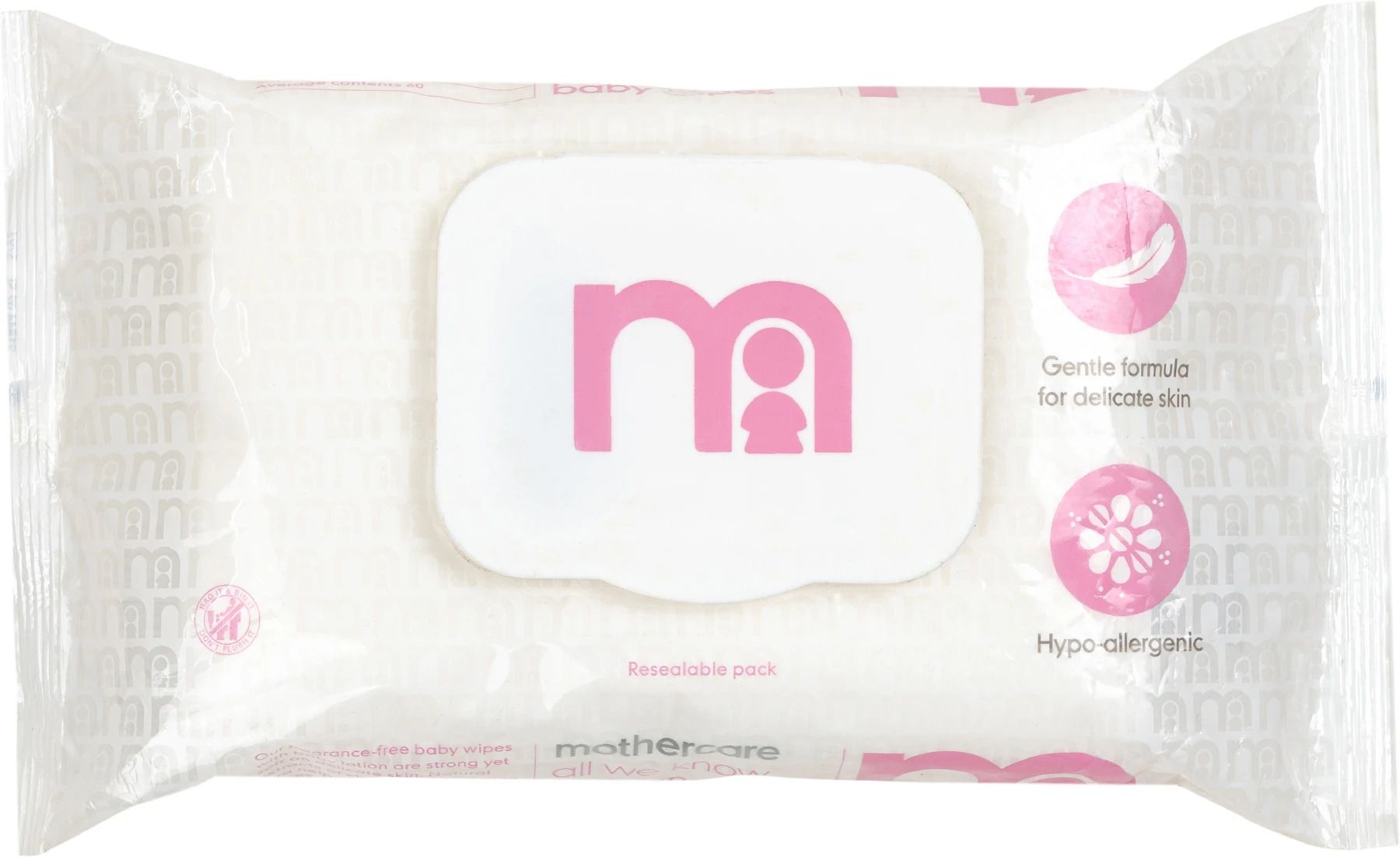 mothercare All We Know Non-Fragranced Baby Wipes | Gentle on Delicate Skin | Pack Of 60-picture-12