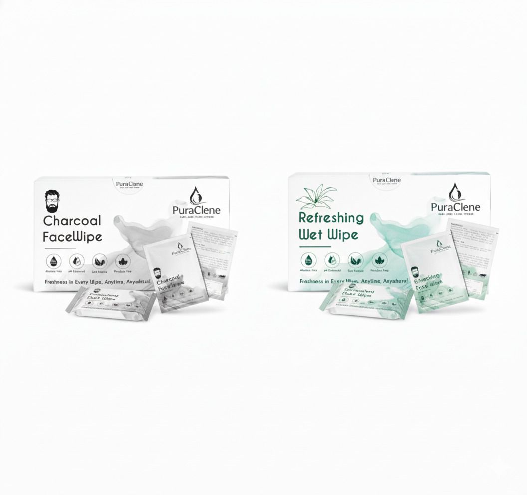 Deep Cleansing Charcoal & Soothing Jasmine Wet Wipes Combo (Pack of 2)-image-21