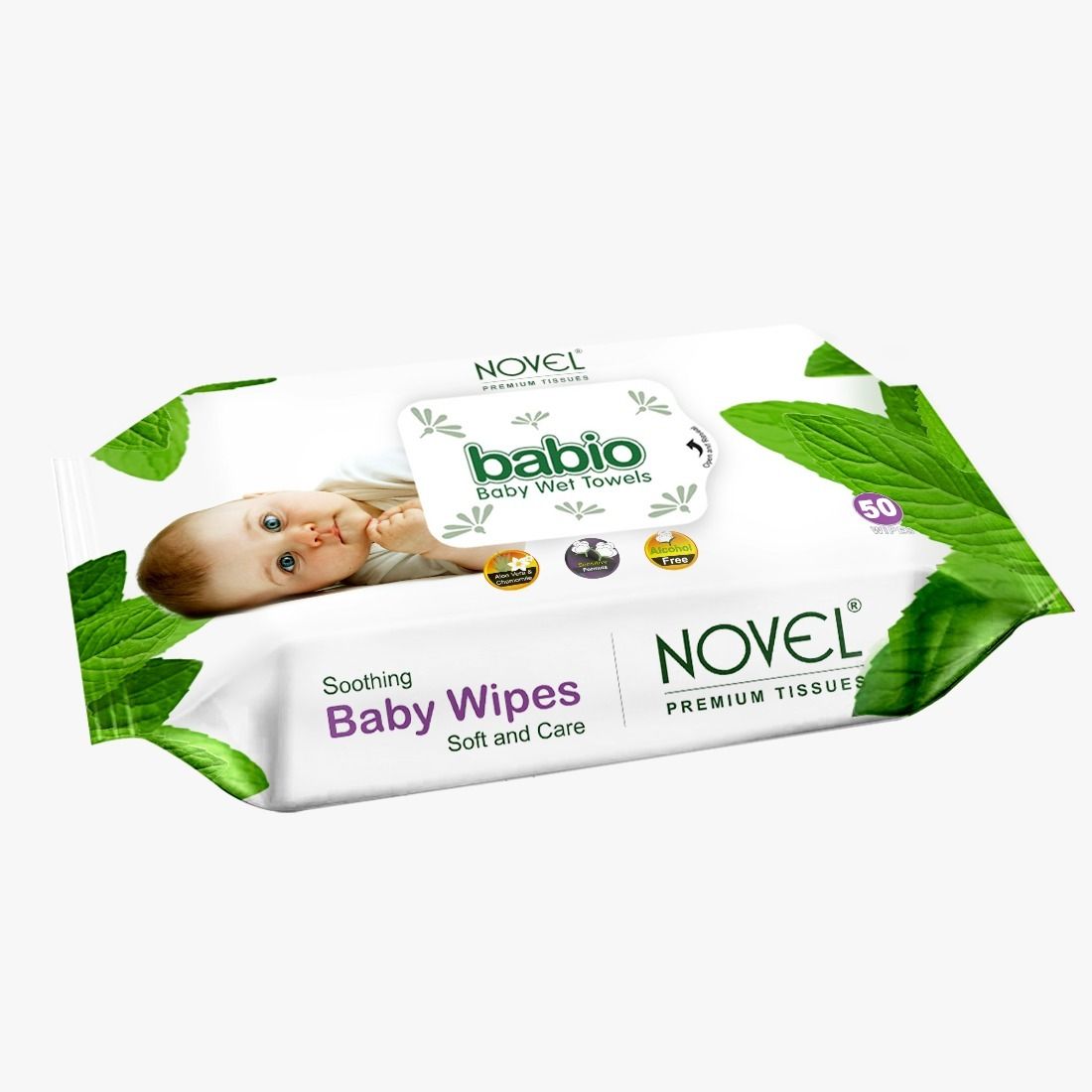 novel Baby Wipes 50 Sheets pack of 1-picture-37