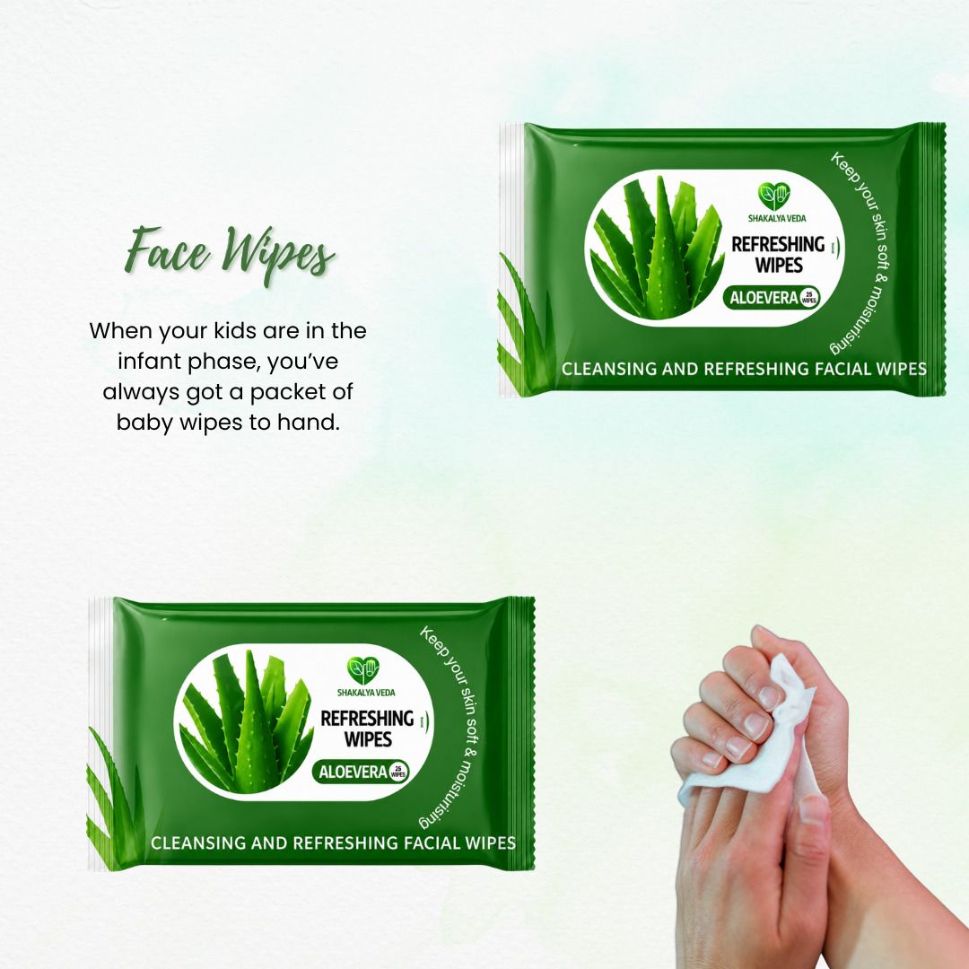 shakalyaveda Aloe Vera Facial Wet Wipes-picture-37