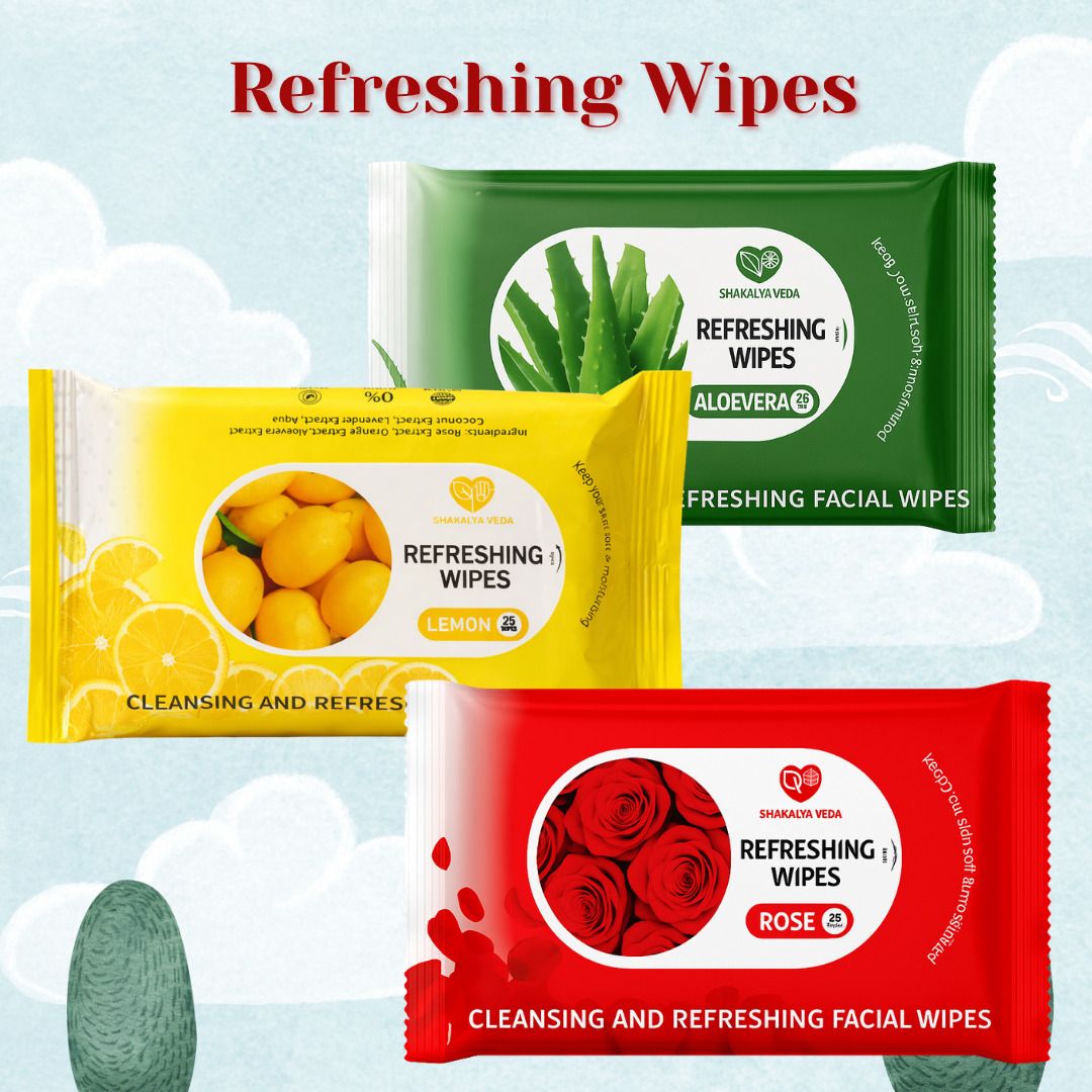 shakalyaveda Soft Face Wet Wipes Pack of 3 | Everyday Skincare-picture-30