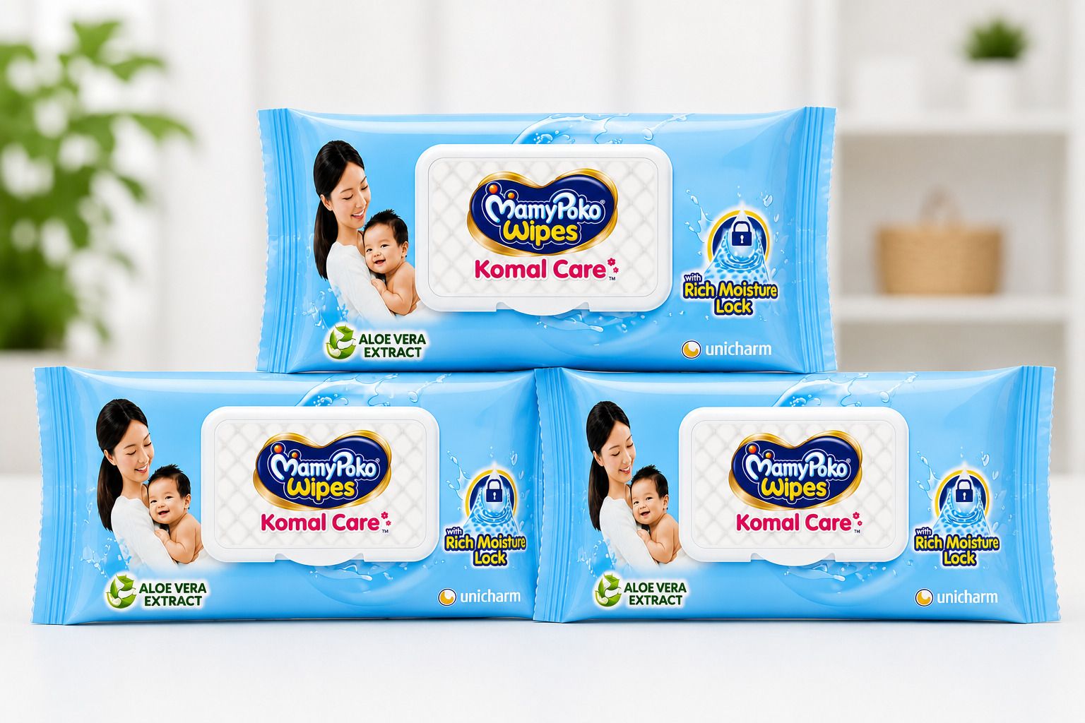 KOMAL CARE ALOE VERA EXTRACT WET WIPES 72*3=216-image-15