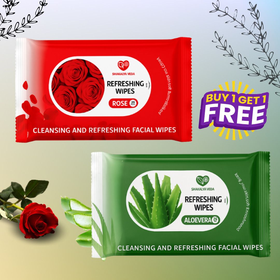 shakalyaveda Aloe Vera & Rose Face Wipes Combo Pack of 2-picture-31