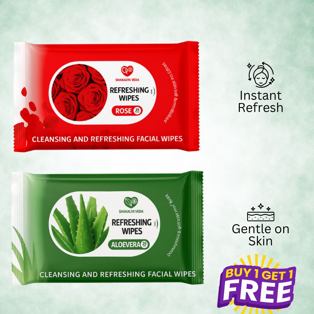 shakalyaveda Soft Cleansing Face Wipes | Twin Combo-picture-38