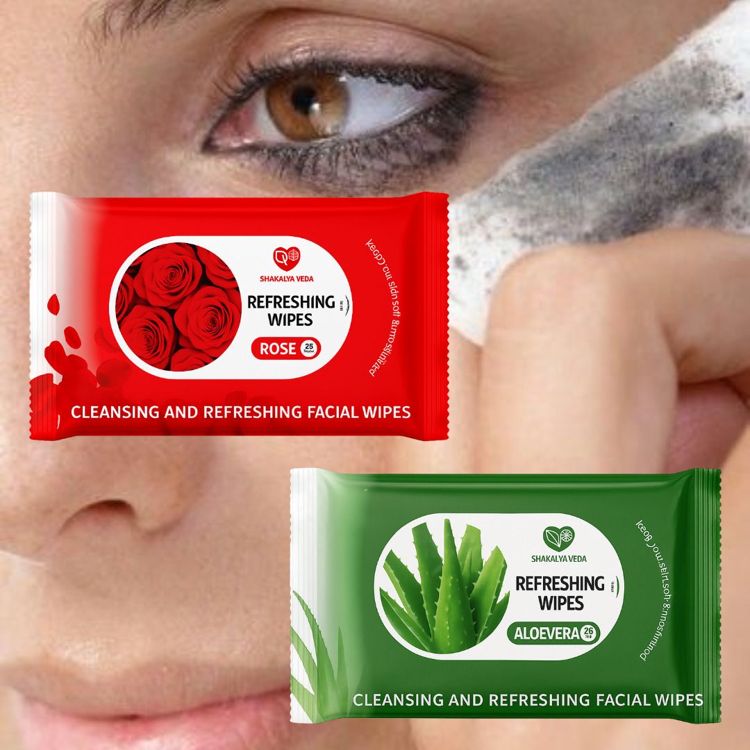 shakalyaveda Refreshing Face Wipes Pack of 2 | For Daily Use-picture-24
