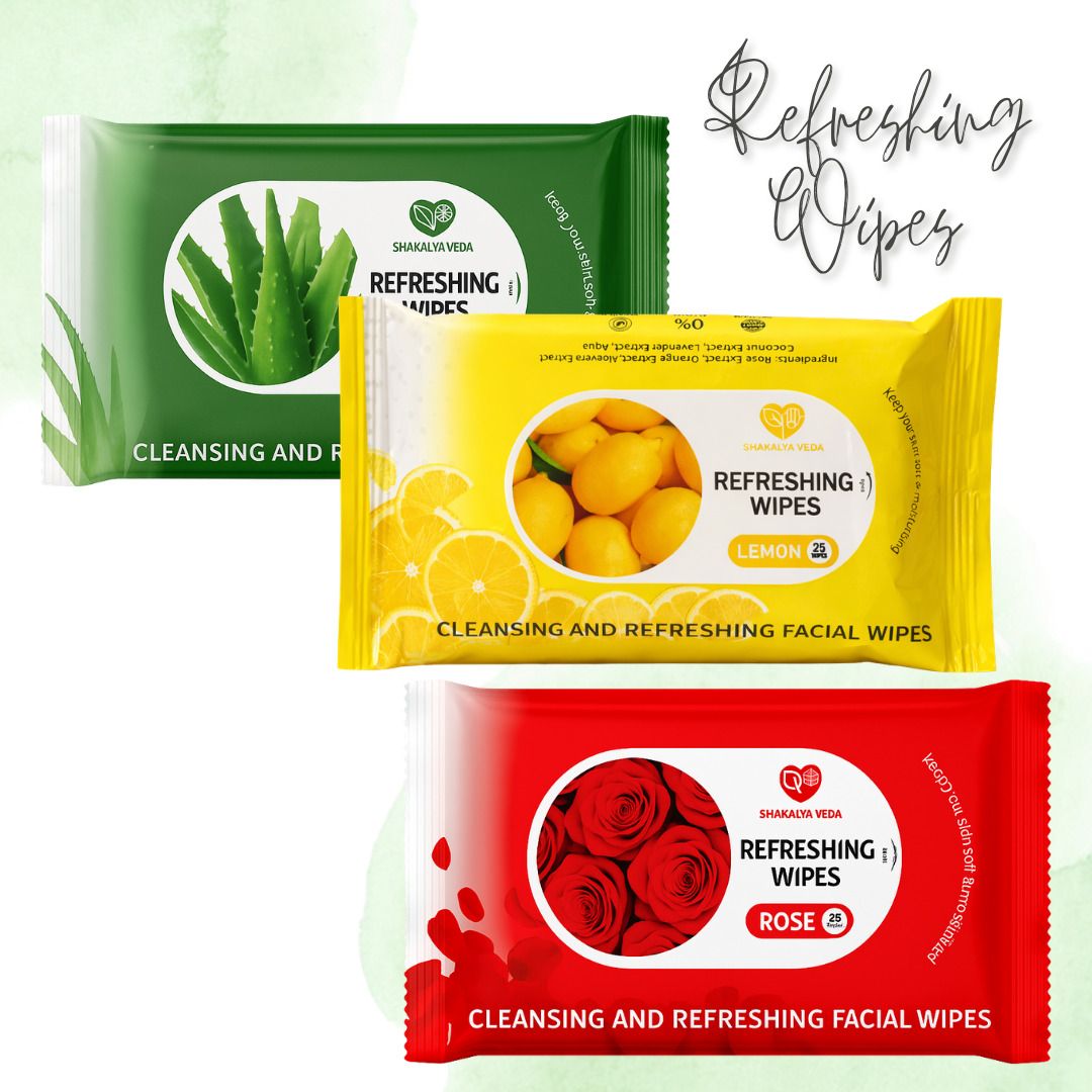 shakalyaveda Moisturizing Face Wipes Pack of 3 | Soft & Gentle-picture-26