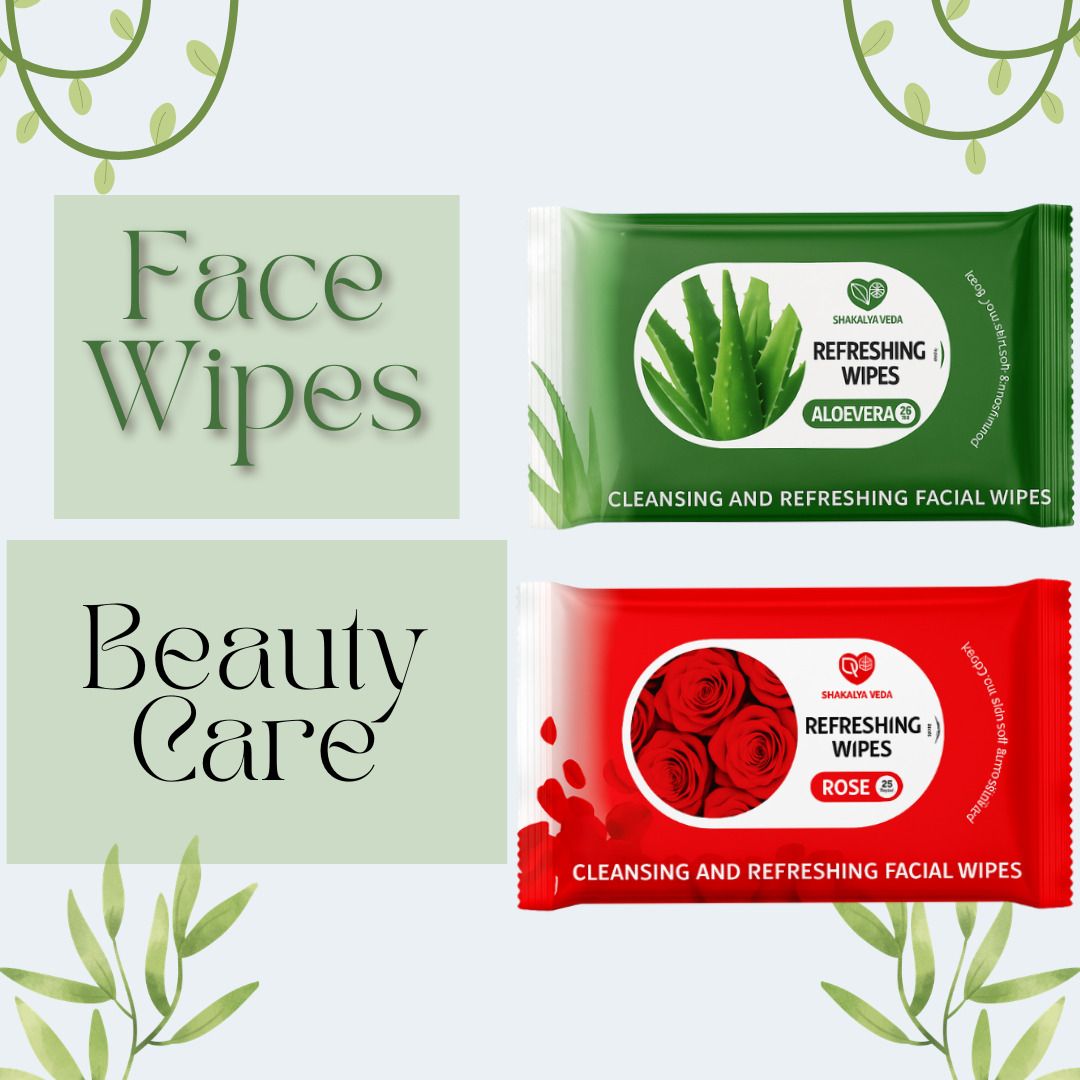 shakalyaveda Face Wipes Twin Pack | Aloe Vera & Rose-picture-17