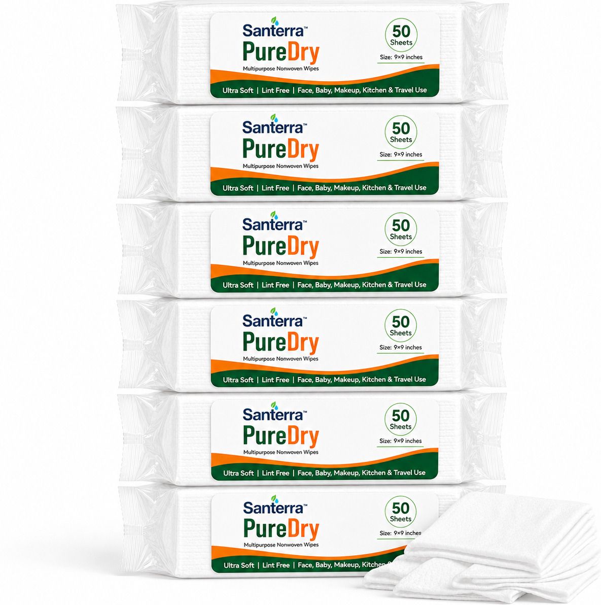 PureDry Ultra Soft & Lint Free Dry Wipes Makeup Remover, Kitchen & Travel Use-image-29