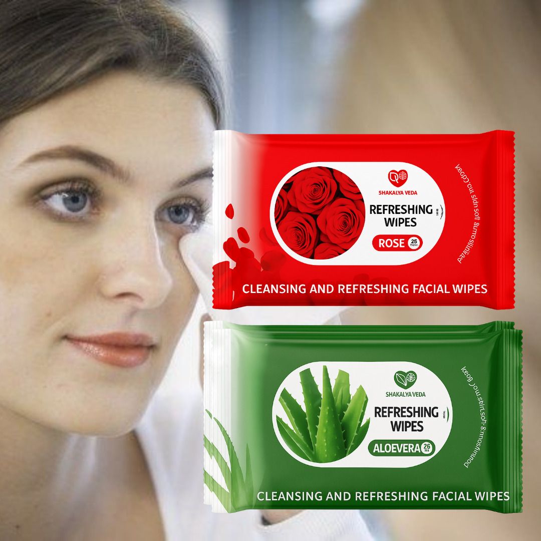 shakalyaveda Premium Face Wipes Pack of 2 | Suitable for All Skin Types-picture-23