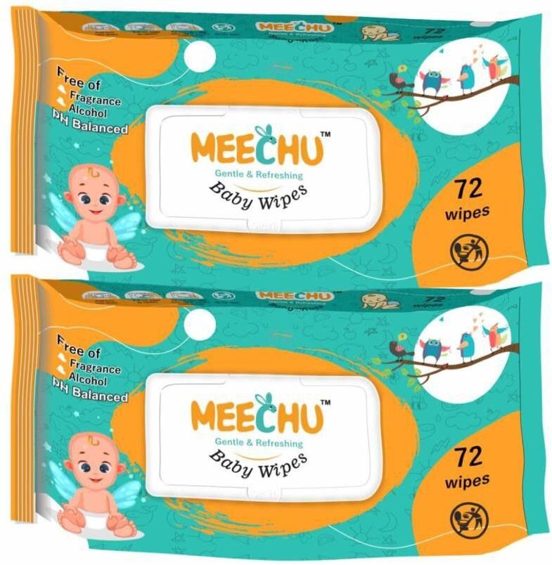 Baby Wet Wipes 72's-image-25
