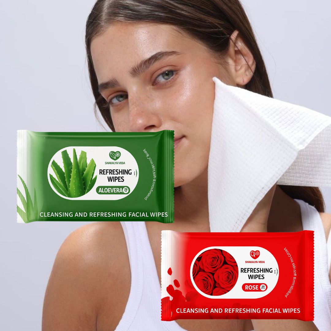 shakalyaveda Rose Aloe Moist Wipes – Pack of 2-picture-34