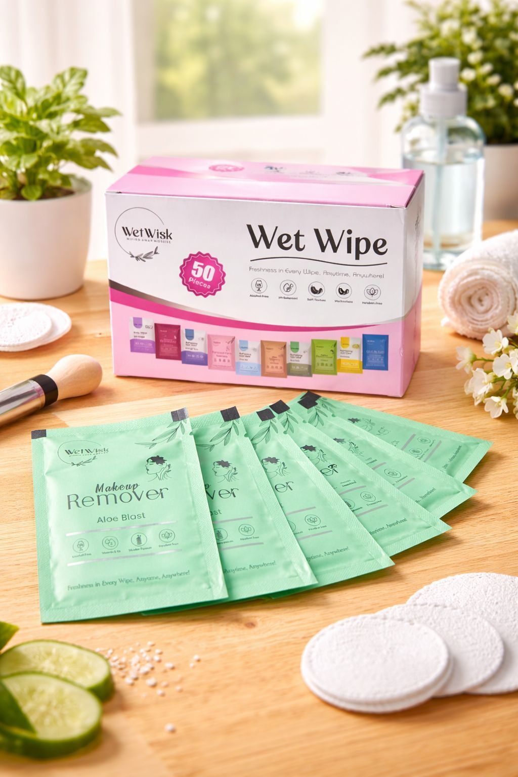 wetwisk Deep Cleansing Makeup Remover Wipes - Pack of 50-picture-35