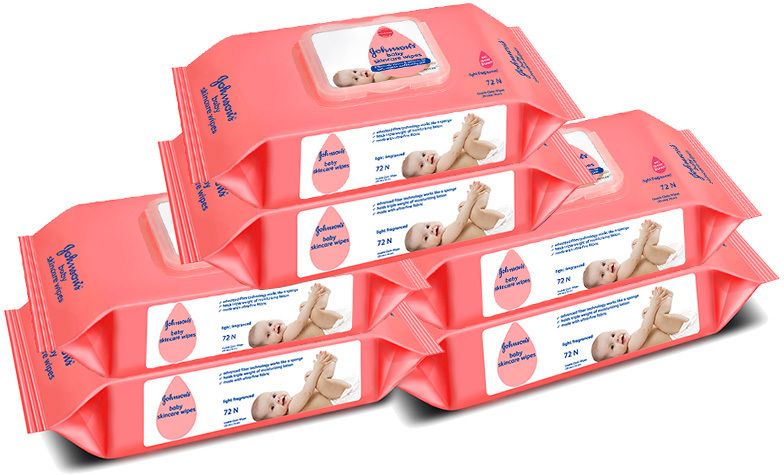 Wet Wipes | No Alcohol & Soap | 3x Moisturizing Lotion | Prevents Rash & Redness