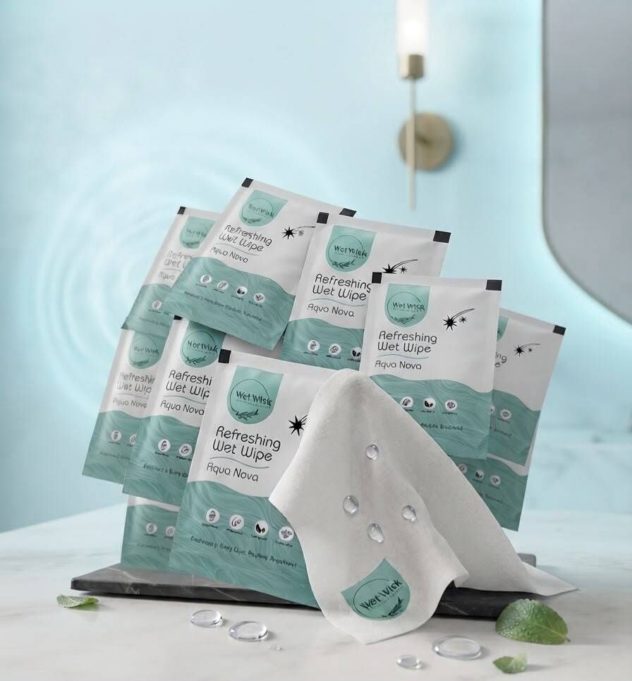 PACK OF 50 Aquaa Noova Premium Refresh Wet Wipes – Alcohol-Free & Skin Friendly-image-39