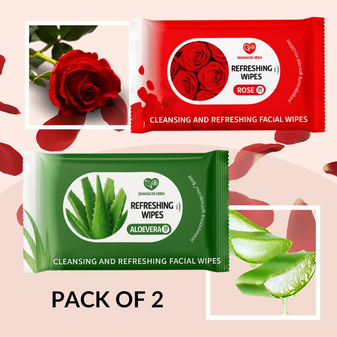 shakalyaveda Natural Aloe Comfort Clean Daily Use Face Wipes-picture-33
