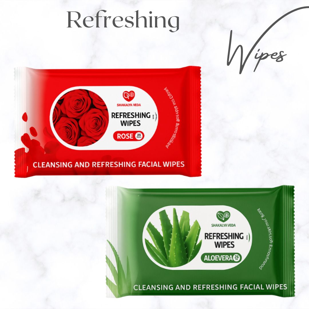 shakalyaveda Gentle Cleansing Facial Tissue | Aloe Vera Rose Combo Pack-picture-26